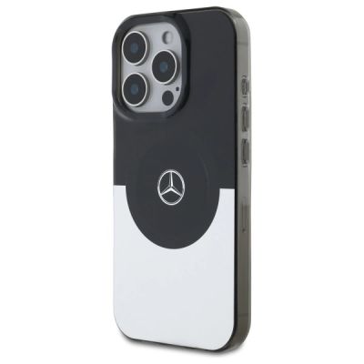 2. Mercedes Double Layer BiColor MagSafe Hülle für iPhone 16 Pro – Silber