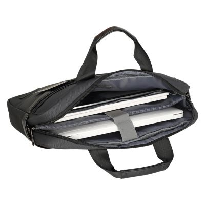 6. Wozinsky WET-15 15,6"-Laptoptasche mit Tragegriff und verstellbarem Schultergurt – Schwarz