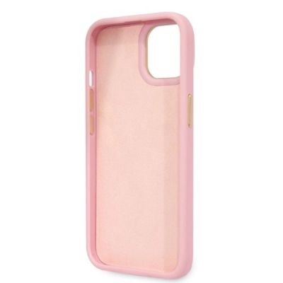 7. Guess Croco Collection Hülle für iPhone 14 Plus – Rosa