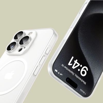 4. Tech-Protect MagSlim MagSafe Hülle für iPhone 16 Pro Max – weiß