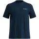 5. Herren-Kurzarm-T-Shirt ODLO T-shirt crew neck s/s COTTON BLEND UNLIMITED, marineblau