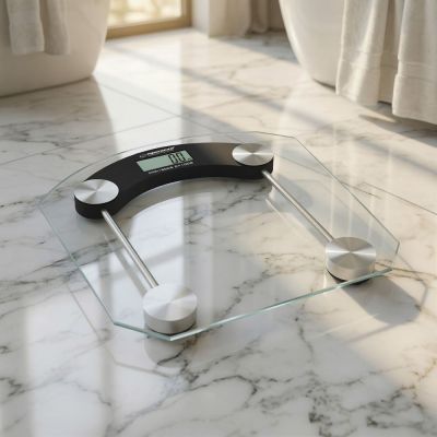 7. Esperanza Pilates EBS008K Badezimmerwaage (transparent)