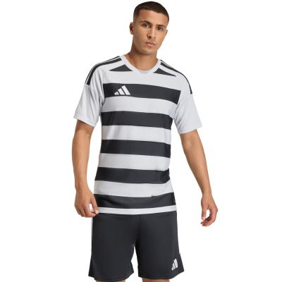 Herren-T-Shirt adidas Hooped 26 Jersey grau-schwarz KF3396
