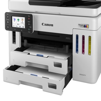 68. Canon MAXIFY GX 7150 Drucker, Tintenstrahl, Farbdruck, 600 x 1200 dpi, A4, Direktdruck, Weiß