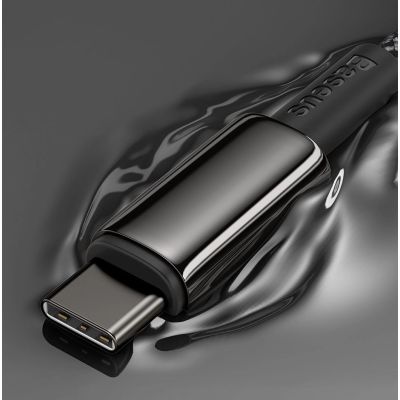 13. Baseus CATWJ-01 USB-C – USB-C PD QC-Kabel 100 W 5 A 1 m – schwarz