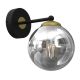 Wandleuchte Bursa E14 Schwarz/Gold