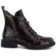 2. Braune Lackleder-Ankle-Boots für Damen, S.Barski HY62-8140