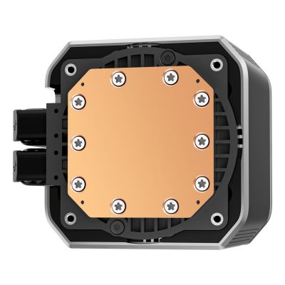 9. DeepCool MYSTIQUE 360 ARGB All-in-One-Flüssigkeitskühler für Prozessoren, 12 cm, Schwarz, 1 Stück.