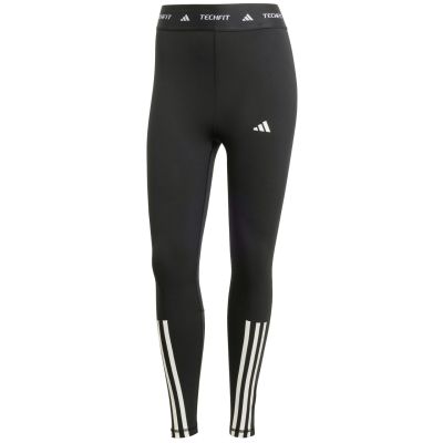 2. adidas Techfit 3-Streifen Leggings für Damen, 7/8-Länge, Schwarz, IT2272