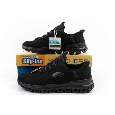 10. Skechers Herren-Sneaker Glide-Step, bequem, leicht, zum Hineinschlüpfen, schwarz