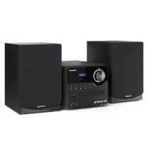 Sharp XL-B517D(BK) Mikro-HiFi-System, CD/FM/USB/Bluetooth v5.0, Aux-Eingang, 45 W, Schwarz | Sharp | Mikro-HiFi-System | XL-B517D(BK) | USB-Anschluss | Aux-Eingang | Bluetooth-Konnektivität | CD-Player | Schwarz | FM-Radio | Drahtlose Verbindung