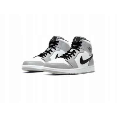4. Air Jordan 1 Mid Herrenschuhe in Hellgrau - 554724-092