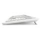 4. Sharkoon OfficePal K30W weiße Tastatur für Zuhause/Büro, USB, QWERTZ, Deutsch, Weiß