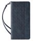 4. Magnet Strap Case für iPhone 12 Pro Max Tasche Wallet + Mini Lanyard Anhänger Blau