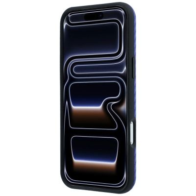 5. BMW M Carbon Metal Logo MagSafe Hülle für iPhone 17 Pro Max / 18 Pro Max - Blau