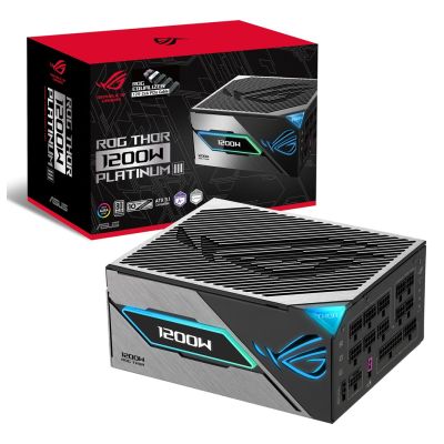 15. ASUS ROG -THOR-1200P3-GAMING-E Netzteil 1200 W 24-Pin ATX Schwarz