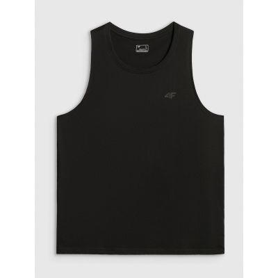 4. Ärmelloses Herrenhemd, glatt, Größe 4F 4FRSS26TSLEM367-20S