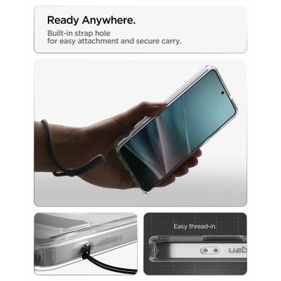 12. Spigen Ultra Hybrid S Mag MagSafe Hülle für Samsung Galaxy S26 Ultra – Transparent und Weiß