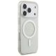 4. Guess IML Glitter Pearl Strap MagSafe Hülle für iPhone 17 Pro - Transparent