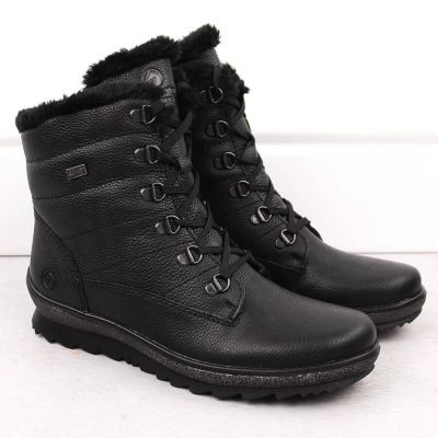 2. Remonte W RKR629B isolierte Lederstiefelette, schwarz