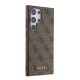 4. Guess 4G Metal Gold Logo Hülle für Samsung Galaxy S24 Ultra – braun