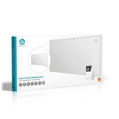 10. Nedis HTIP700WTW Innenraumheizgerät Weiß 700W Infrarot-Elektroheizung