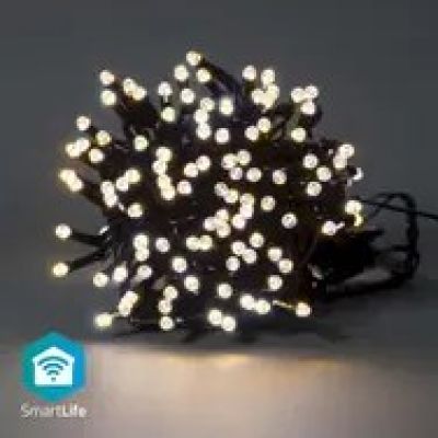 Nedis WIFILX01W200 Dekorative Lichterkette mit 200 LEDs, 2,33 WG