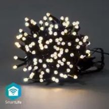 Nedis WIFILX01W200 Dekorative Lichterkette mit 200 LEDs, 2,33 WG