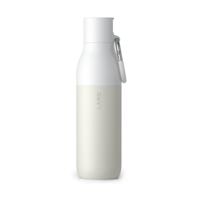 2. LARQ BFDGW074A Trinkflasche für den täglichen Gebrauch, Fitness und Wandern, 670 ml, Edelstahl, Weiß