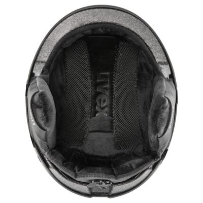 5. Uvex Wanted Skihelm – schwarz matt, Größe: 54–58 cm