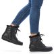 26. Remonte W RKR629B isolierte Lederstiefelette, schwarz