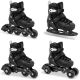 2. Spokey 4in1 4One Jr SPK-944646 Rollschuhe Größe 34-38
