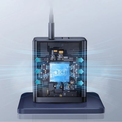 12. Baseus Cube Pro 30W USB-C/USB-A-Wandladegerät – Schwarz
