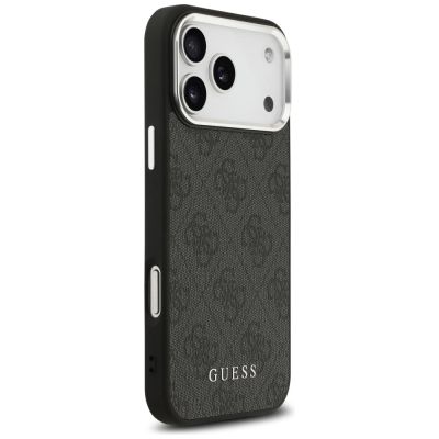 4. Guess 4G Classic Logo MagSafe Hülle für iPhone 17 Pro Max - Schwarz