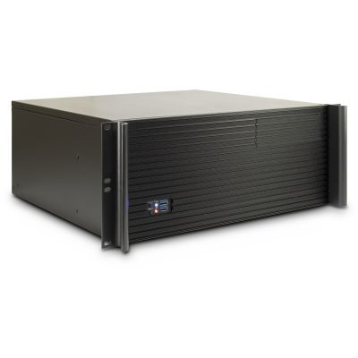 Inter-Tech 48,3 cm IPC 4U-K-439L 4U Server, offenes Netzteil