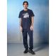 7. Herren-T-Shirt mit Aufdruck, regulär, Größe 4F 4FRSS26TTSHM3657-31S