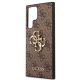 6. Guess 4G Big Metal Logo Case für Samsung Galaxy S22 Ultra - Braun