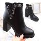 12. Filippo W PAW495 isolierte Stiefeletten mit Nieten, schwarz
