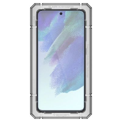 16. Spigen ALM Glas.tR gehärtetes Glas für Samsung Galaxy S21 FE - 2 Stk.
