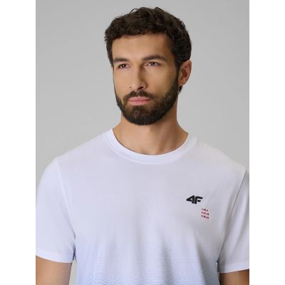 5. Herren-T-Shirt mit Aufdruck, regulär, Größe 4F 4FRSS26TTSHM4040-33A