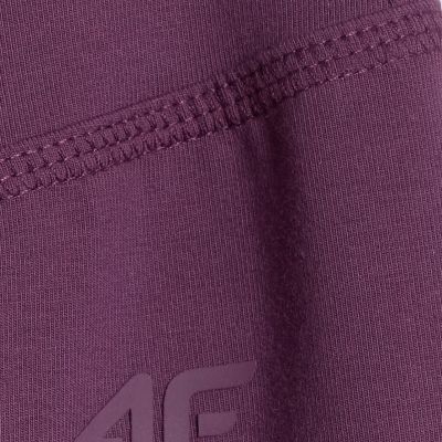 5. Damenleggings 4F CAS F260 bordeauxrot 4FWSS26TTIGF260 60S