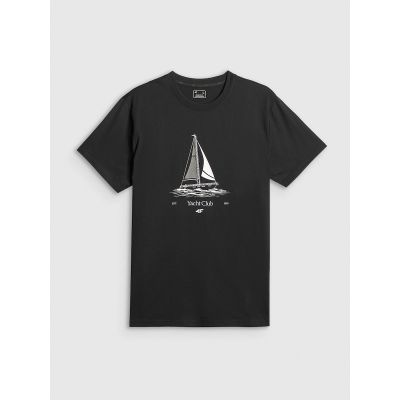 4. Lässiges Herren-T-Shirt mit Aufdruck 4F 4FRSS26TTSHM3996-20S