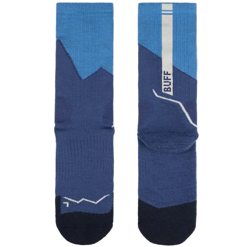 3. BUFF Merino Midweight Crew-Socken 138870707 Blau 36–38