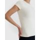 3. Schnelltrocknendes Damen-Yoga- und Pilates-T-Shirt 4F 4FWSS25TFTSF1270-11S