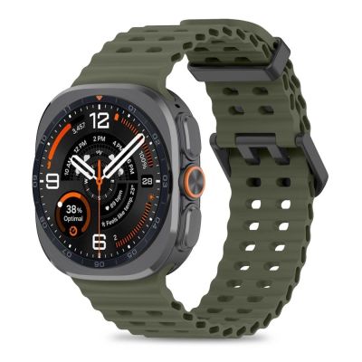 Tech-Protect Iconband Pro für Samsung Galaxy Watch Ultra 47 mm – Dunkelgrün