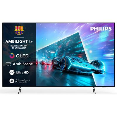 9. Philips 55OLED761/12 Fernseher, 139,7 cm (55 Zoll), 4K Ultra HD Smart TV, WLAN, Metallic