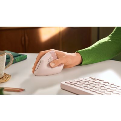 16. Logitech Lift Vertikale Pinke Maus
