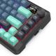 4. REDRAGON K724GBG-RGB-PRO Behemoth-Tastatur USB + RF Wireless + Bluetooth Grau, Blau