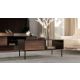 3. CORTINA Couchtisch 100x55x45 schwarz/walnuss