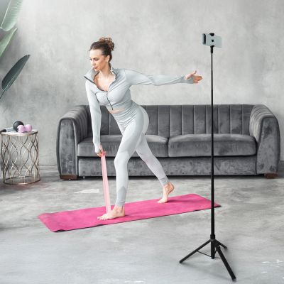 16. Selfie-Stick Wozinsky WRZP1 mit automatisch ausfahrbaren Beinen, Stativfunktion, 1,7m - schwarz